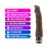 Dr. Skin Vibe 6 Realistic 8.75 in. Vibrating Dildo