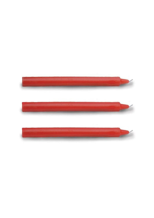 Master Series Fire Sticks Fetish Drip Candles (set of 3) - Red