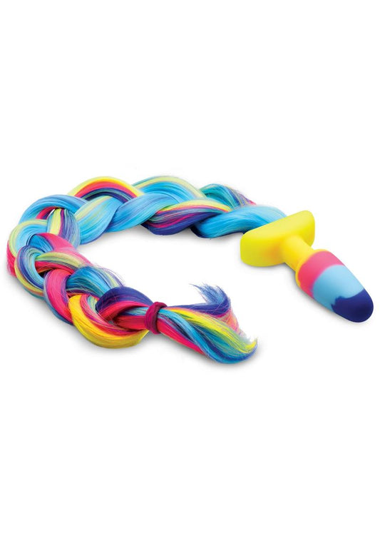 Tailz Unicorn Tail Anal Plug - Multicolor