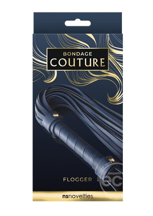 Bondage Couture Flogger - Blue