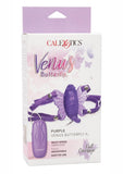 Venus Butterfly II Strap-On with Wired Remote Control - Purple