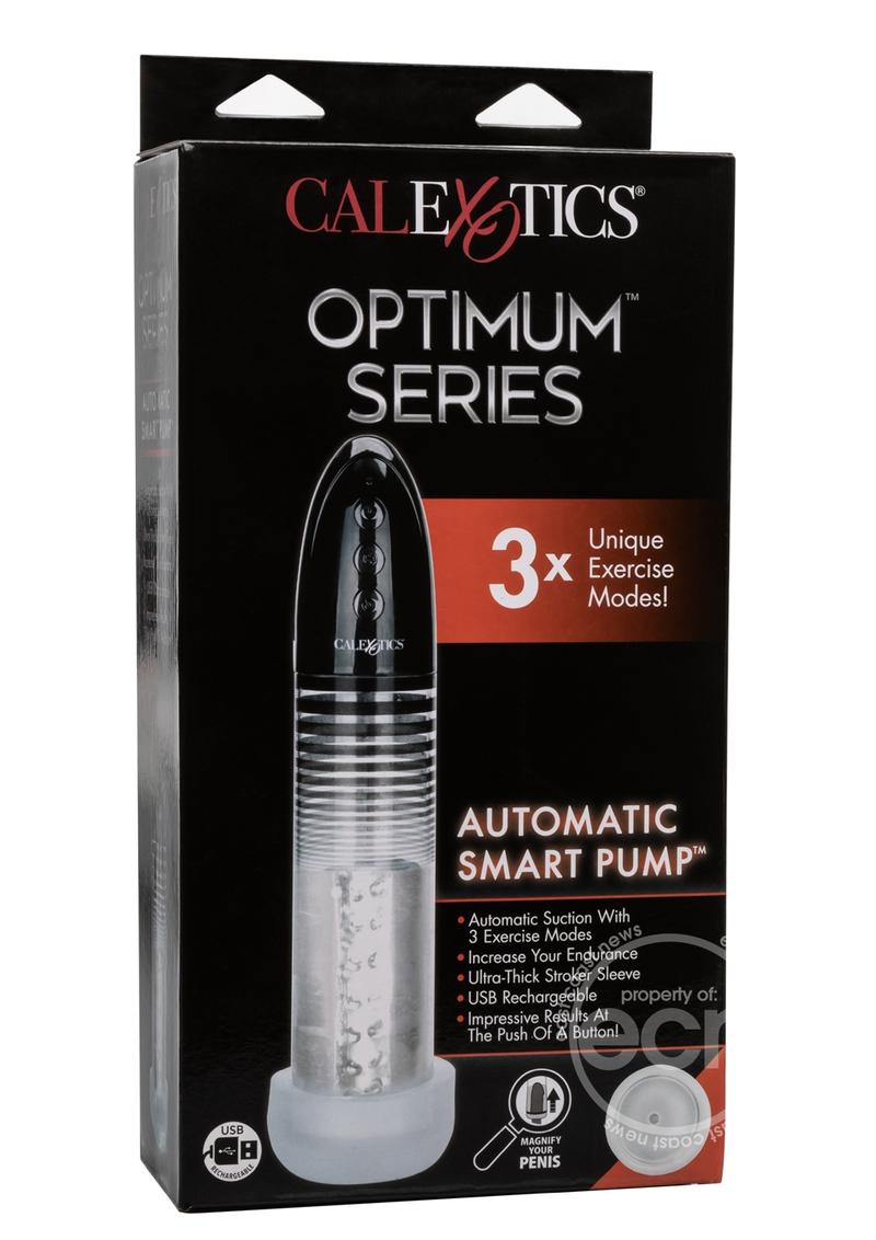 Optimum Series Rechargeable Executive Automatic Smart Pump - Black/Clear