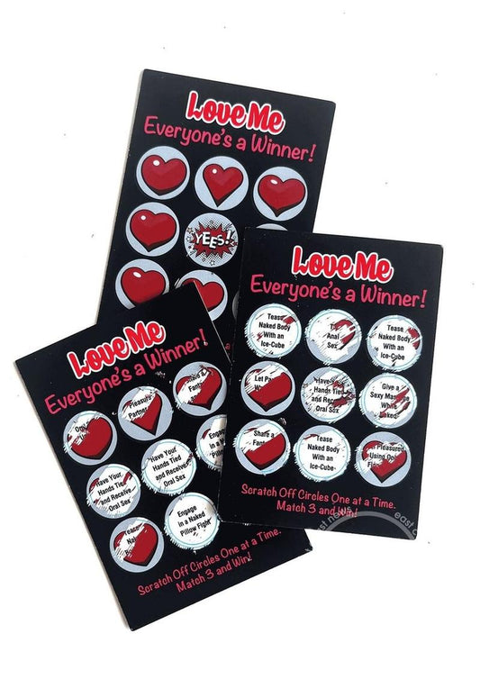 Love Me Lotto Scratch Off Tickets (12 Per Pack)