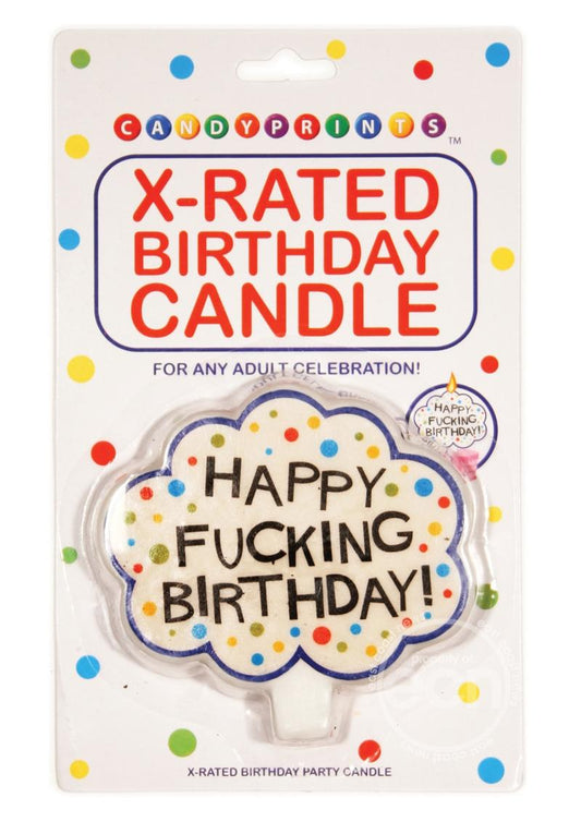 Candyprints X-Rated Birthday Candle