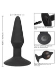 Medium Silicone Inflatable Plug - Black