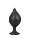 Large Silicone Inflatable Plug - Black