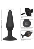 Large Silicone Inflatable Plug - Black