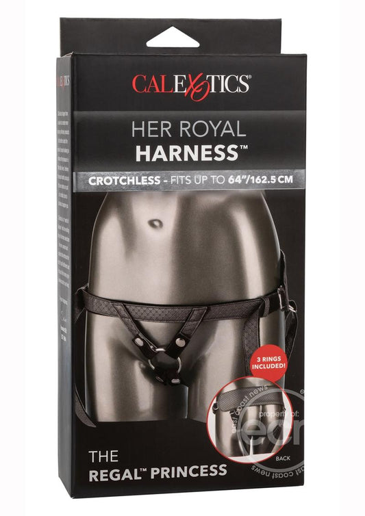 Her Royal Harness The Regal Princess Adjustable Harness - Pewter