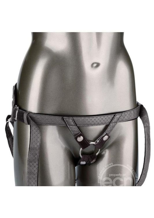 Her Royal Harness The Regal Duchess Adjustable Harness - Pewter