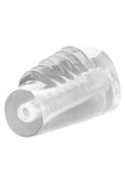 Hot Rod Xtreme Enhancer Penis Sleeve with Tiered Ridges - Clear