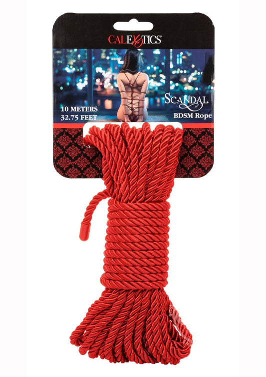 Scandal BDSM Rope 32.75ft/10m - Red