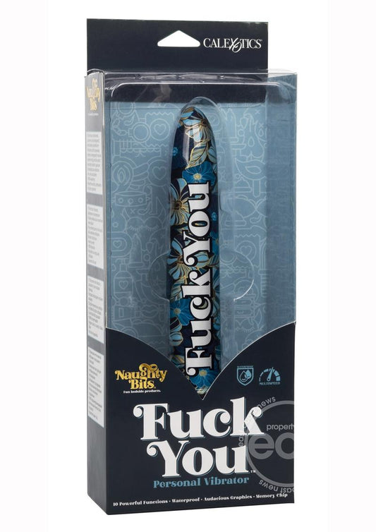 Naughty Bits Fuck You Personal Vibrator - Multicolored