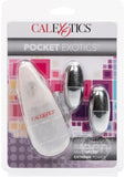 Pocket Exotics Vibrating Double Silver Bullets - Silver