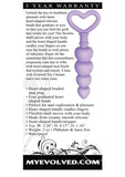 Sweet Treat Silicone Anal Beads - Purple