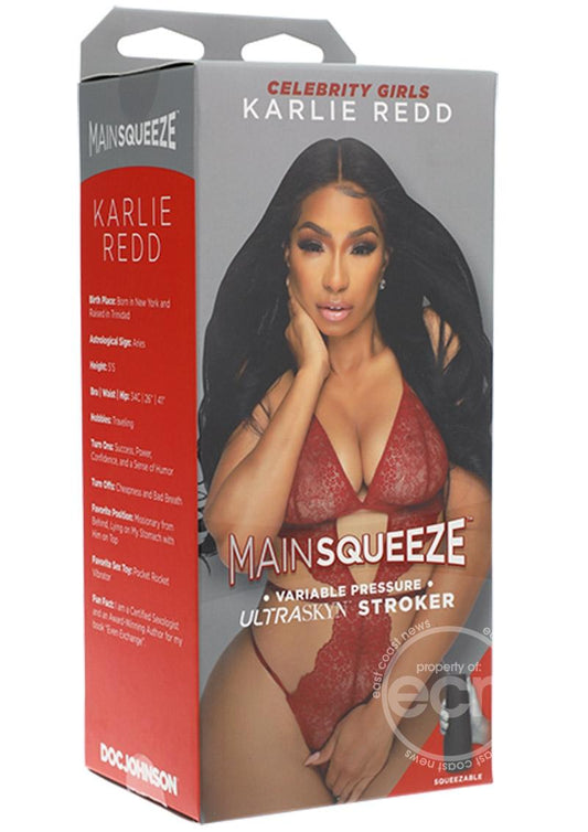 Main Squeeze Celebrity Karlie Redd Ultraskyn Masturbator - Pussy - Caramel