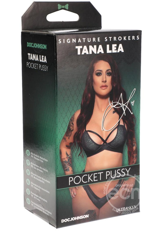 Signature Strokers Tana Lea Ultraskyn Pocket Masturbator - Pussy - Vanilla