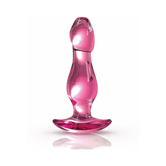 Pipedream Icicles No. 73 Glass Anal Plug Pink