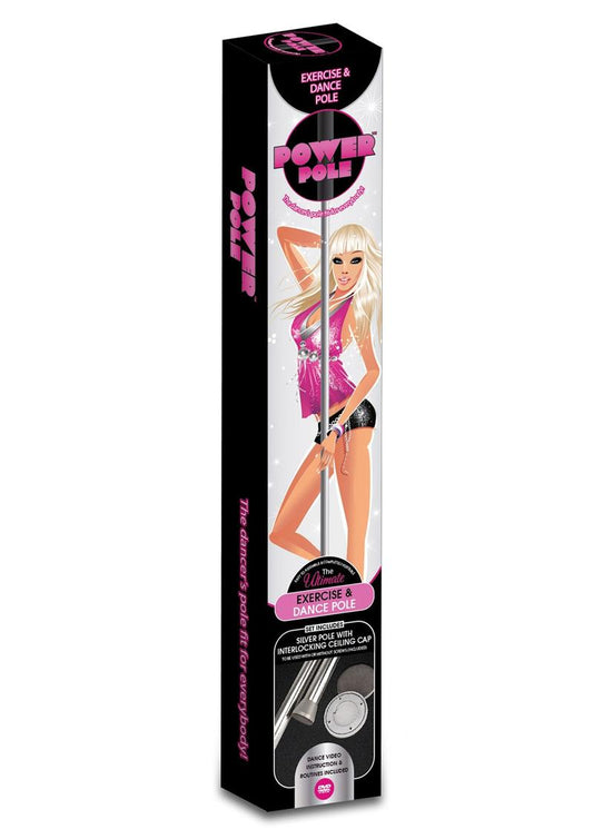 Power Pole Ultimate Exercise & Dance Pole Extends up to 9.2ft.