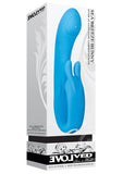 Sea Breeze Bunny Rechargeable Silicone G-Spot Rabbit Vibrator - Blue