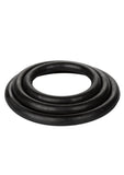 Black Rubber Cock Rings (3 Piece Set) - Black