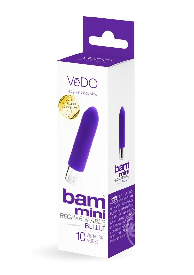 VeDO Bam Mini Rechargeable Silicone Bullet Vibrator