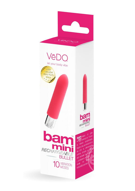 VeDO Bam Mini Rechargeable Silicone Bullet Vibrator