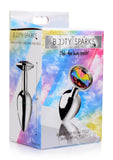 Booty Sparks Rainbow Prism Gem Anal Plug - Small