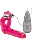 Ultimate Triple Stimulator Vibrating Cock Ring with Remote Control - Pink