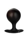 CalExotics Weighted Silicone Inflatable Plug - Black