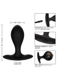 CalExotics Weighted Silicone Inflatable Plug - Black