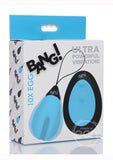 Bang! 10X Rechargeable Silicone Vibrating Egg with Remote Control