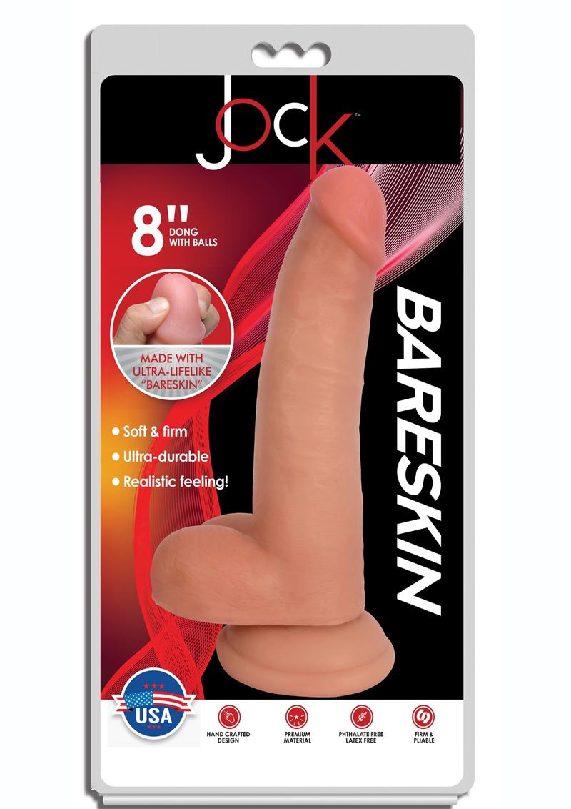 Jock Bareskin Realistic Dong with Balls 8in