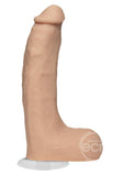 Signature Cocks Chad White Dildo 8.5in - Vanilla