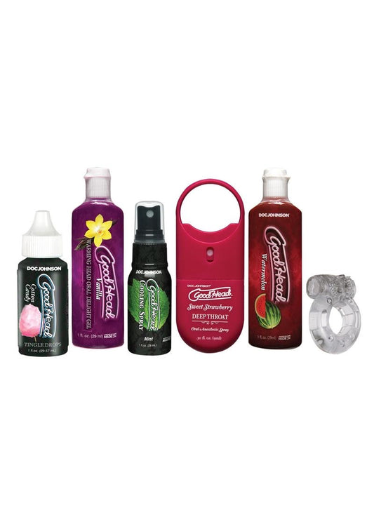 GoodHead Sensations Kit Flavored Oral Enhancers (6 items in 1)