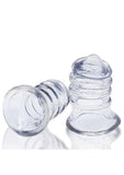 Hunkyjunk Elong Wide Base Nipsuckers - Clear