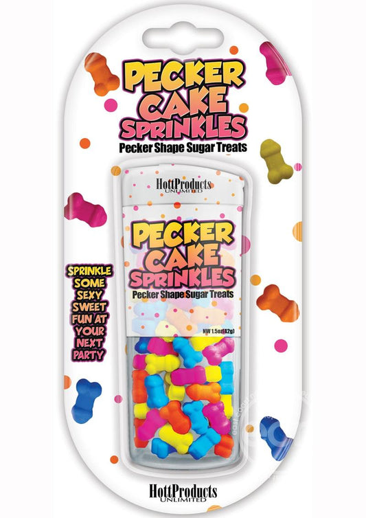 Pecker Cake Sprinkles - Multicolor