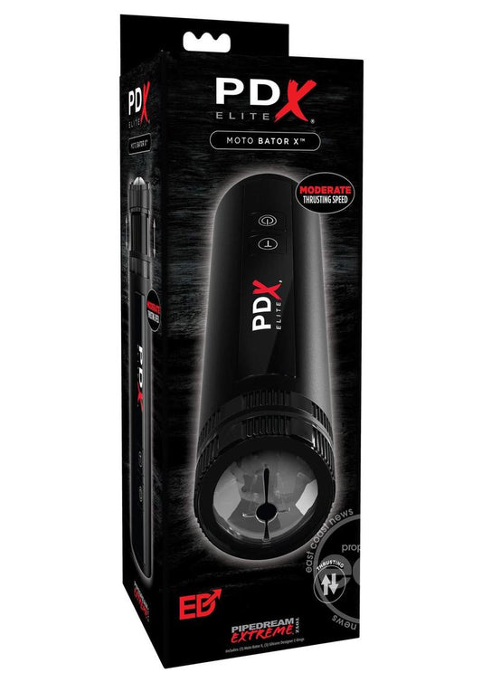 PDX Elite Moto Bator X Rechargeable Masturbator - Black