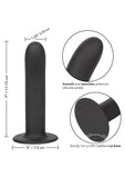 Boundless Silicone Smooth Probe 7in - Black