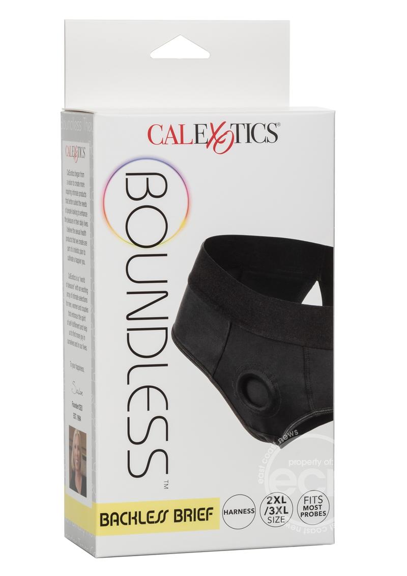 Boundless Backless Brief Harness - 2XL/3XL - Black