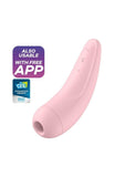 Satisfyer Curvy 2+ Rechargeable Silicone Clitoral Stimulator - Pink