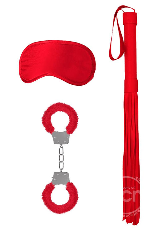 Ouch! 3-Piece Introductory Bondage Kit #1 Red