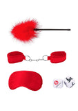 Ouch! 4-Piece Introductory Bondage Kit #2 Red