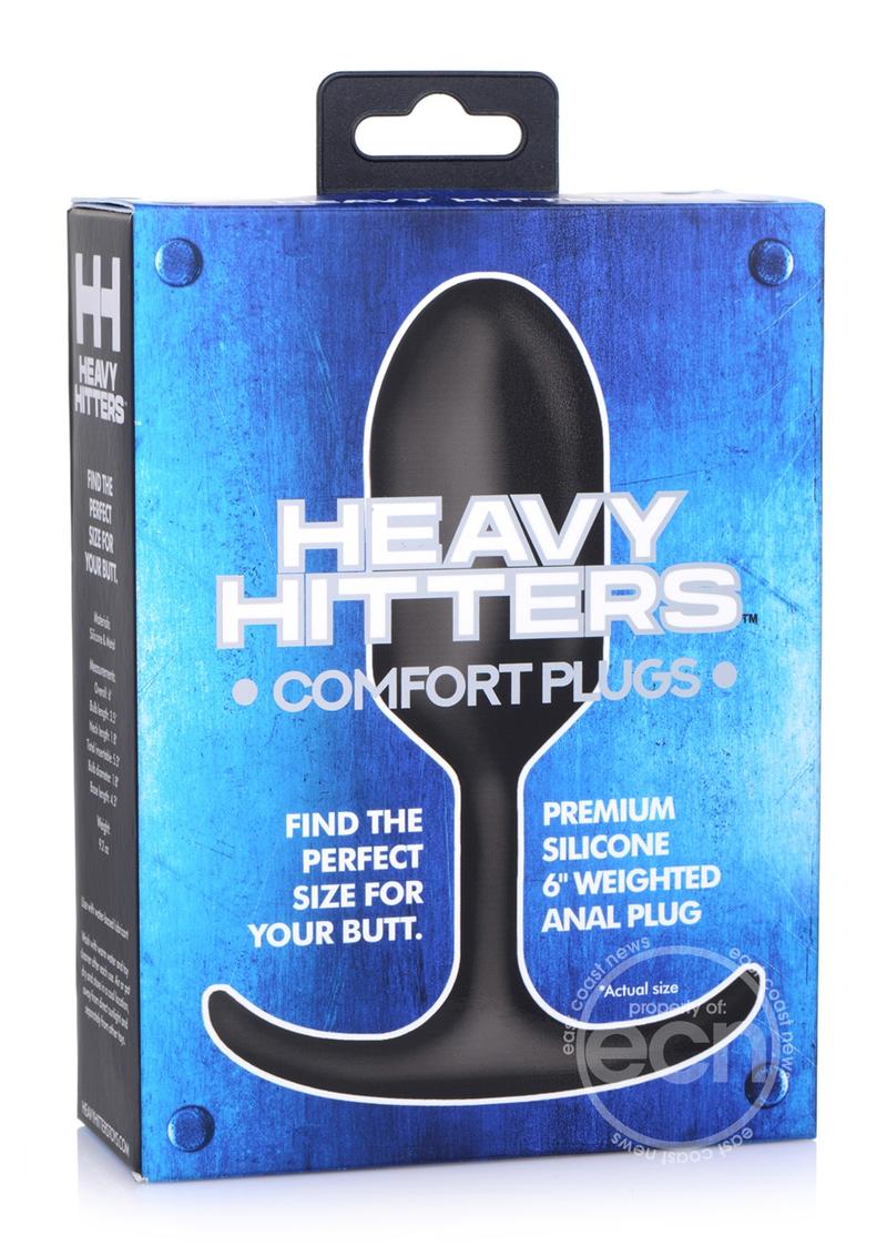 Heavy Hitters Premium Silicone Weighted Anal Plug - Large - Black – TAE