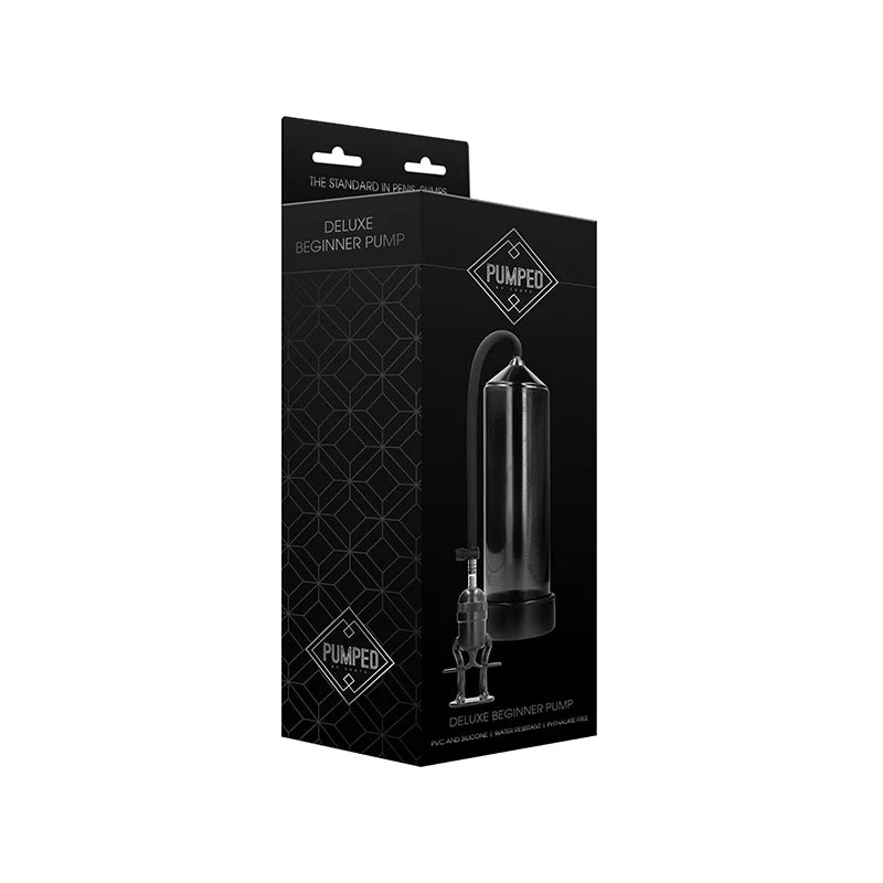 Shots Pumped Deluxe Beginner Penis Pump Black