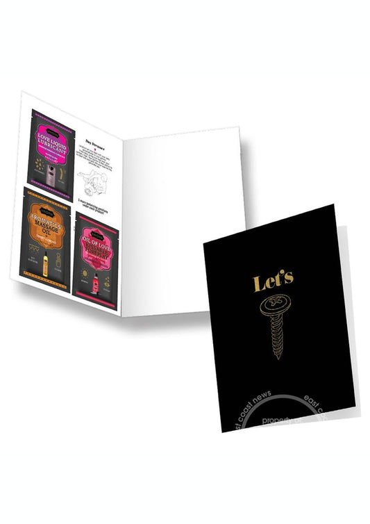 Kama Sutra Naughty Notes "Let's Screw" Greeting Card