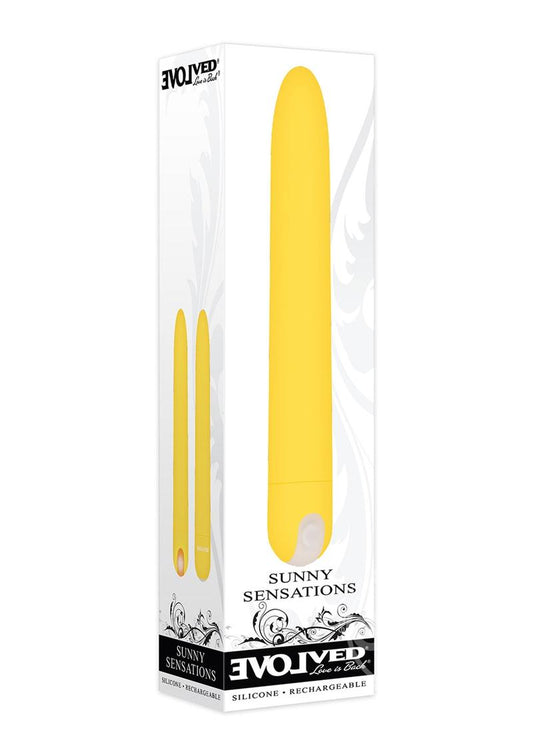 Sunny Sensations Rechargeable Vibrator - Yellow