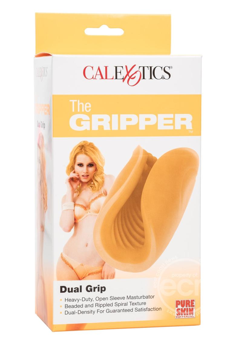 The Gripper Dual Grip Masturbator - Orange