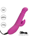 Shameless Slim Player Silicone Rechargeable Rabbit Vibrator - Fuchsia