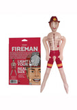 Fireman Blow-Up Doll 5.5ft - Vanilla