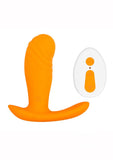 Evolved Creamsicle Rechargeable Remote-Controlled Silicone G-Spot and Prostate Massager Orange